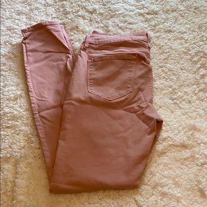 Old Navy Light Pink Rockstar Super skinny Jeans